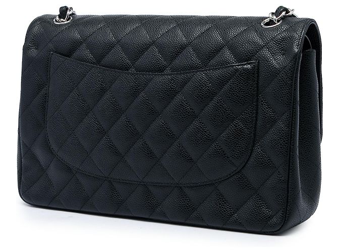 Chanel Black Jumbo Classic Caviar Double Flap - Ansicht 2
