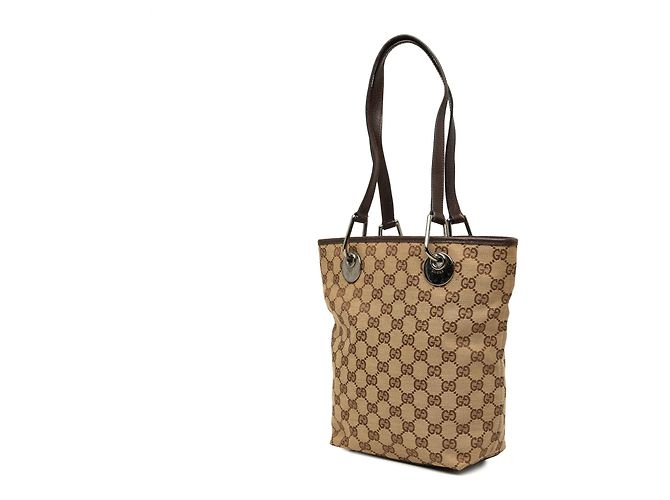 Gucci Beige GG Canvas Eclipse Tote - Ansicht 2