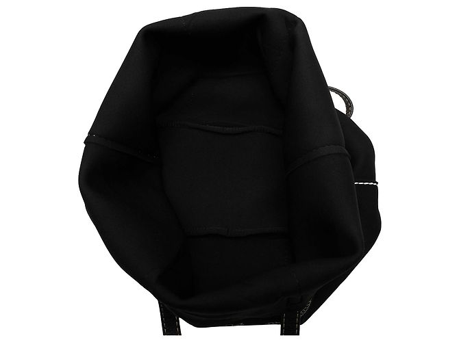 Prada Shopping Tote aus schwarzem Neopren mit Logo - Ansicht 4