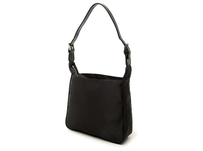 Borsa a tracolla Fendi in nylon nero FF - vista 2