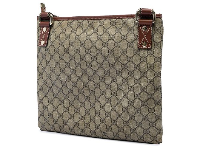 Gucci Beige GG Supreme Web Crossbody - vista 2