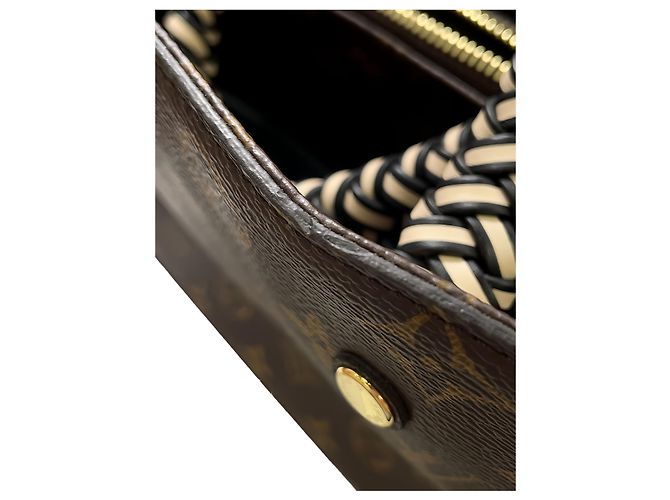 Louis Vuitton Brown Braided Handle Monogram Montaigne BB - Ansicht 5