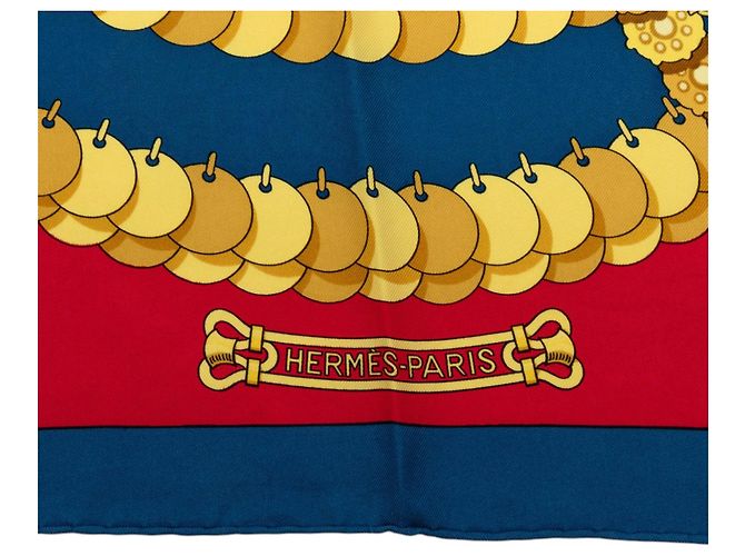 Hermès Red Kosmima Seidentuch 90 - Ansicht 3