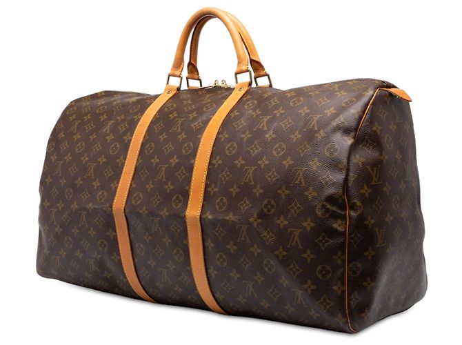 Louis Vuitton Brown Monogram Keepall 60 - vista 2