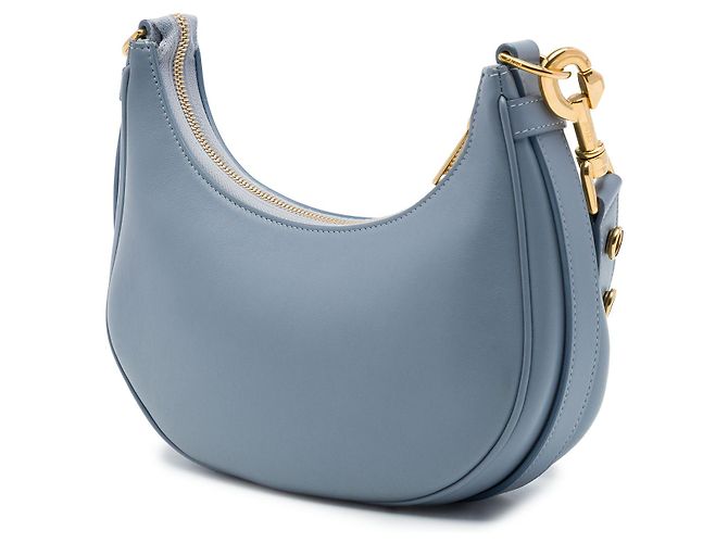 Céline Borsa a tracolla Ava Celine in pelle di vitello blu Medium - vista 2