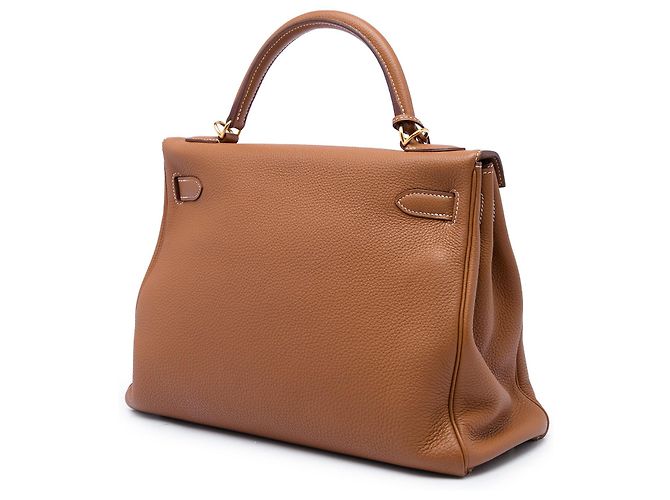 Hermès Brown Togo Kelly II Retourne 32 - vista 2