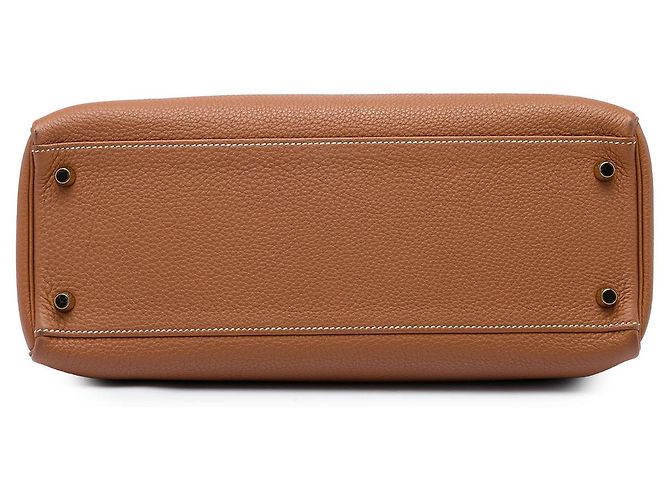 Hermès Brown Togo Kelly II Retourne 32 - vista 3