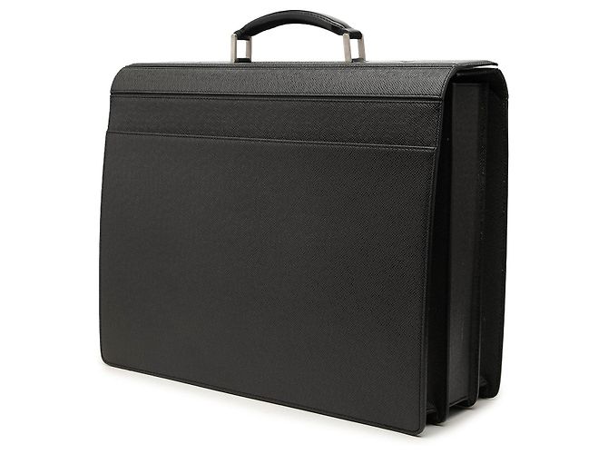 Louis Vuitton Borsa Pilot in Taiga nera - vista 2