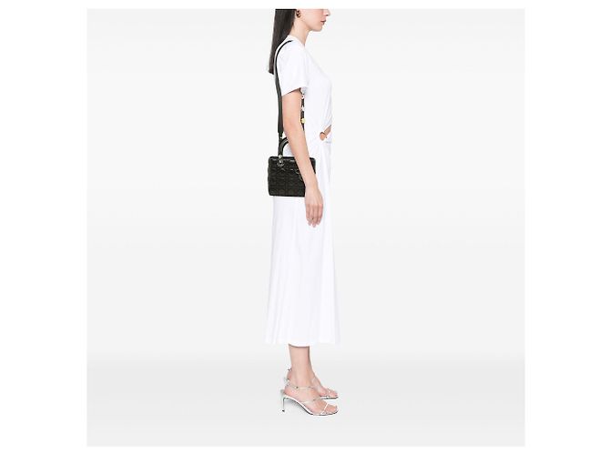 Dior Black Small Lambskin Cannage My ABCDior Lady Dior - vista 6