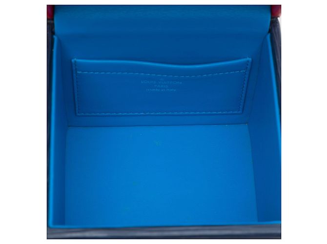 Borsa Vanity Box Bleecker Louis Vuitton Blue Tricolor Epi - vista 4