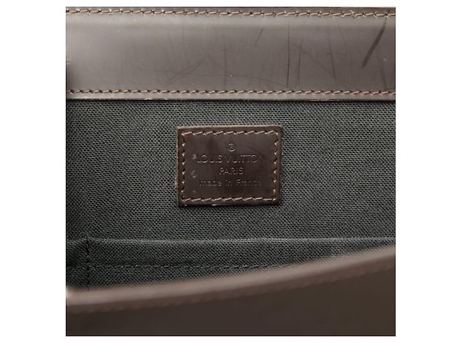 Louis Vuitton Brown Monogram Glace Fonzie - vista 5