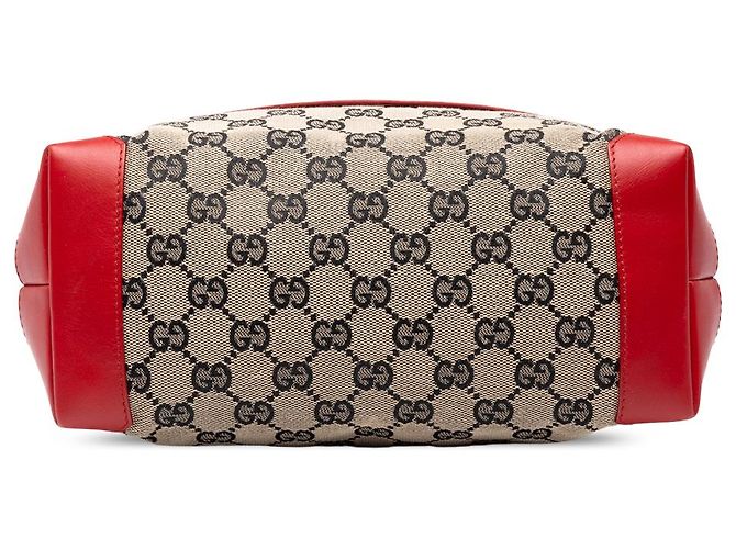 Tote Gucci in tela GG beige - vista 3