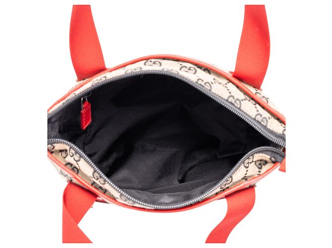 Tote Gucci in tela GG beige - vista 4