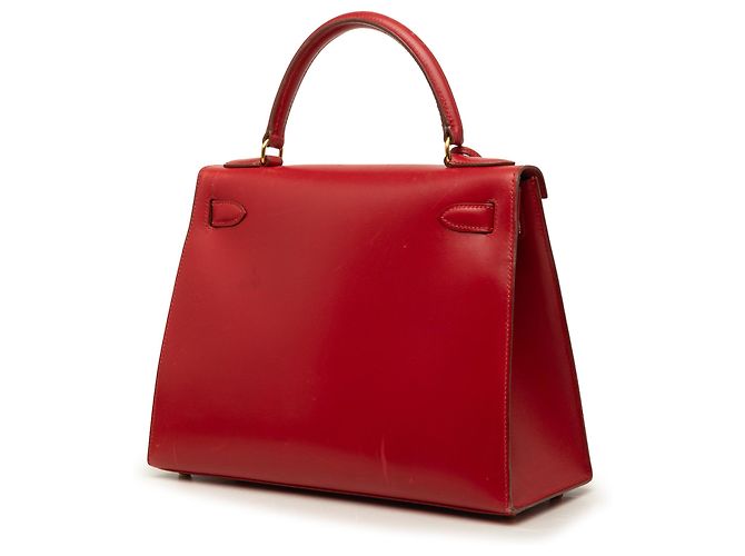 Hermès Red Box Calf Kelly Sellier 28 - vista 2