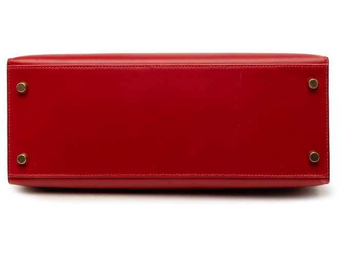 Hermès Red Box Calf Kelly Sellier 28 - vista 3