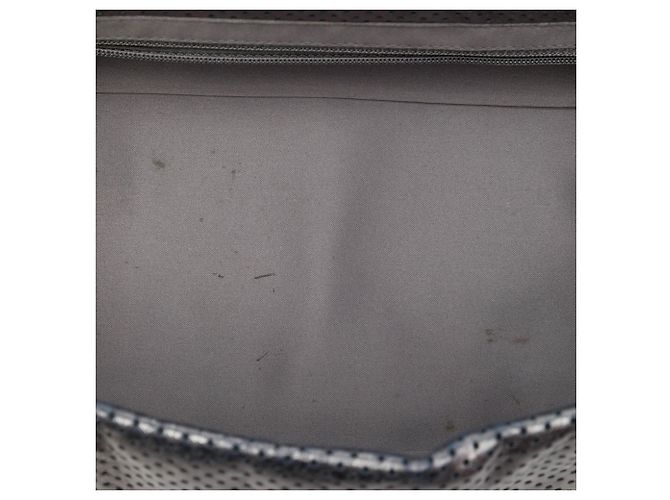 Chanel Silver Metallic Perforated Calfskin Reissue 2.55 Drill Accordion Flap - vista 4