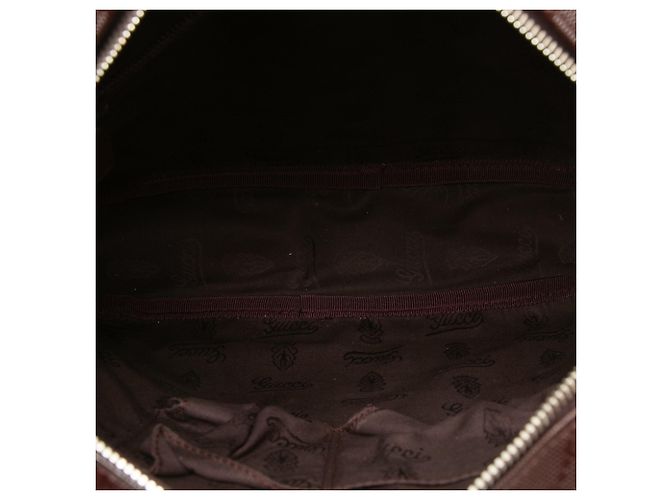 Gucci Borsa a Tracolla Rossa Stampa GG - vista 4