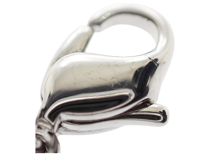 Dior Halskette mit hängenden Buchstaben-Anhänger, Silber-Finish - Ansicht 6