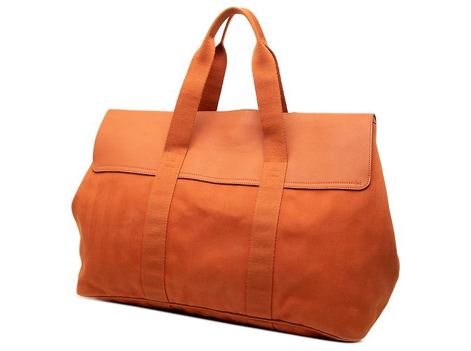 Hermès Orange Toile and Swift Valparaiso GM - vista 2