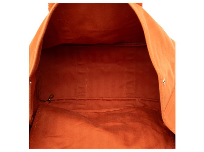 Hermès Orange Toile and Swift Valparaiso GM - vista 4