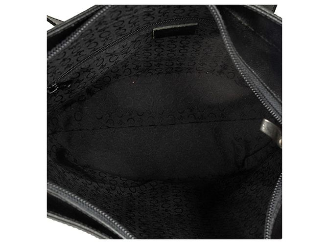 Céline Celine Borsa crossbody in pelle grana grossa nera - vista 4