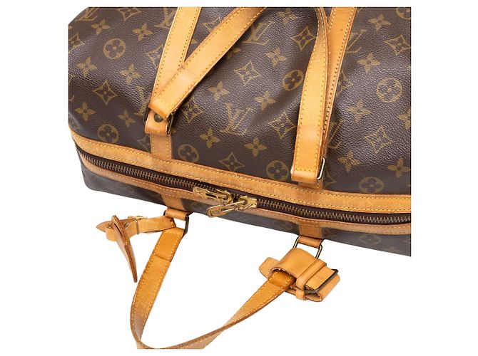 Louis Vuitton Brown Monogram Sac Souple 35 - vista 7