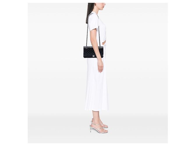 Chanel Black Medium Classic Caviar Double Flap - vista 6
