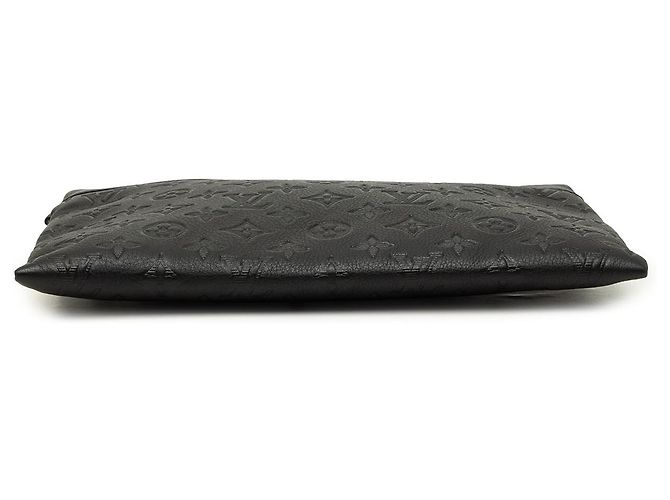 Louis Vuitton Black Monogram Shadow Pochette To Go - vista 3