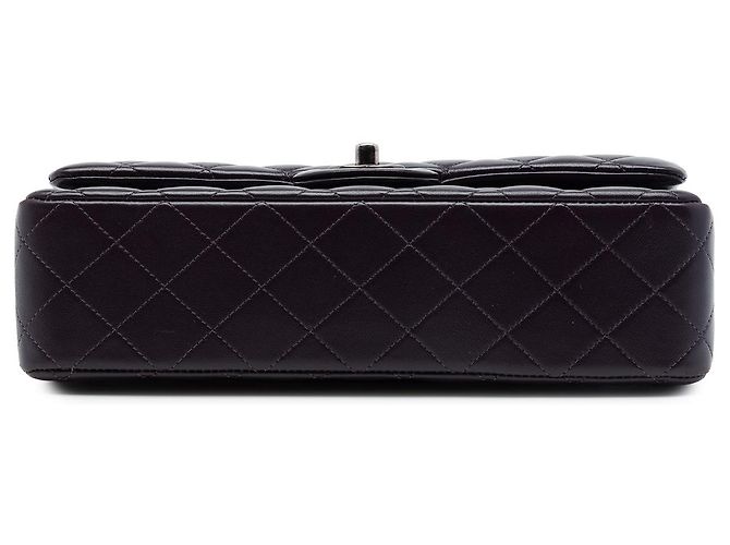 Chanel Purple Medium Classic Lambskin Double Flap - vista 3