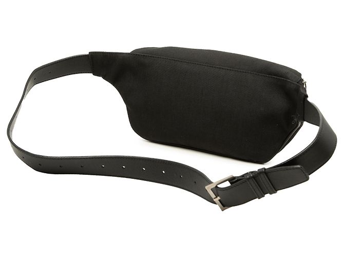 Autre Marque Saint Laurent Gürteltasche aus schwarzem Monogramm-Canvas - Ansicht 2