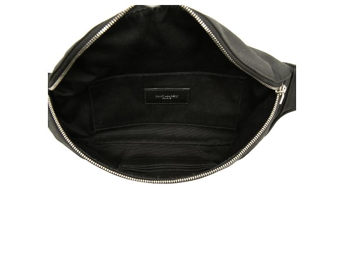 Autre Marque Saint Laurent Gürteltasche aus schwarzem Monogramm-Canvas - Ansicht 4
