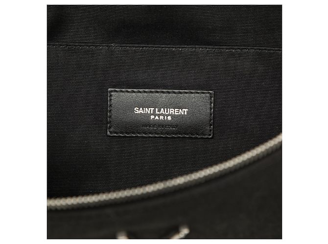 Autre Marque Saint Laurent Gürteltasche aus schwarzem Monogramm-Canvas - Ansicht 5