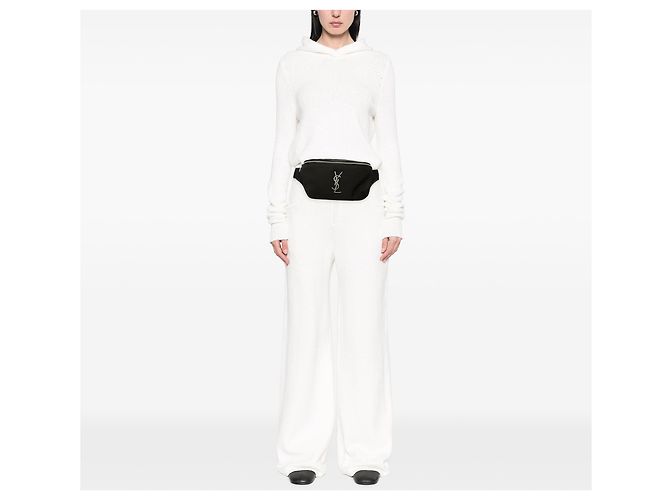 Autre Marque Saint Laurent Gürteltasche aus schwarzem Monogramm-Canvas - Ansicht 6