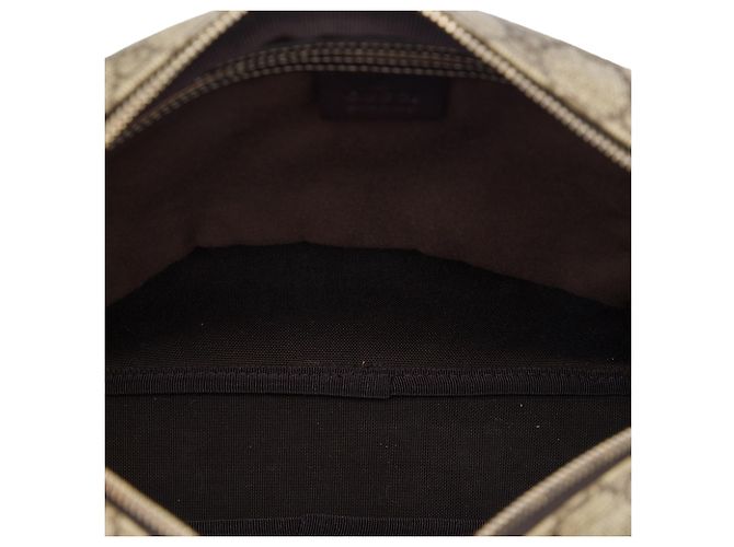 Borsa a tracolla Gucci Beige GG Supreme - vista 4