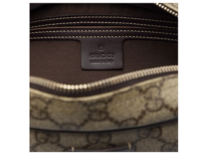 Borsa a tracolla Gucci Beige GG Supreme - vista 5
