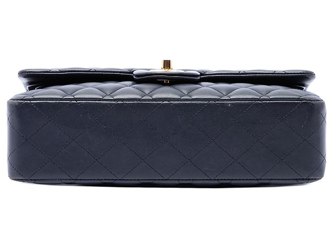 Chanel Blue Medium Classic Lambskin Double Flap - Ansicht 3