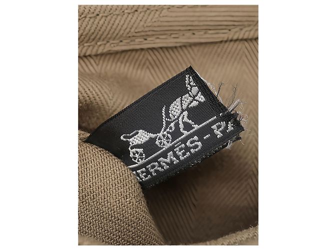 Hermès Brown Toile and Swift Valparaiso Long PM - vista 5