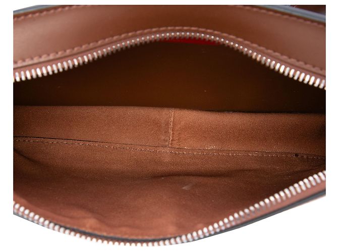 Borsa cintura Valentino Rockstud VLTN in pelle marrone - vista 4
