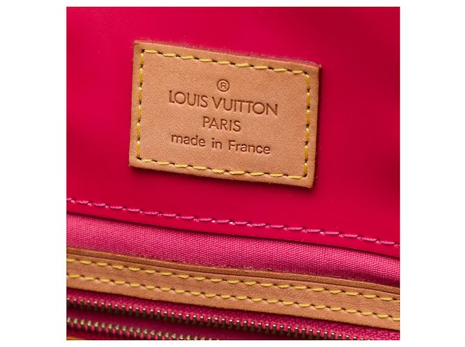 Louis Vuitton Pink Monogram Vernis Reade PM - vista 5