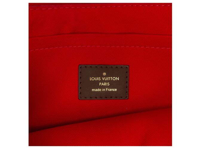 Louis Vuitton Brown Damier Ebene Croisette - vista 5