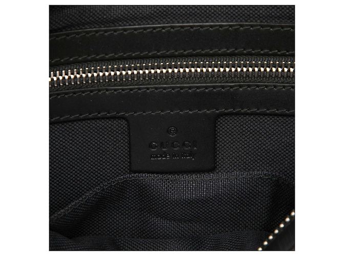Borsello cintura Gucci Black GG Supreme Web - vista 5