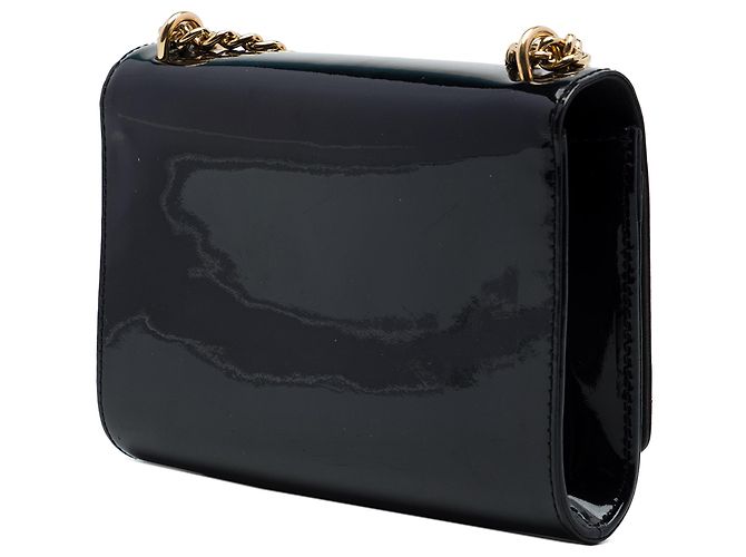 Louis Vuitton Black Vernis Louise Sliding Chain MM - vista 2