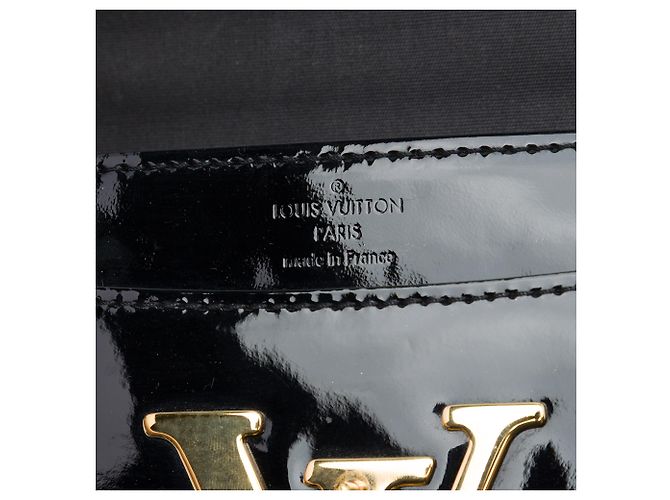 Louis Vuitton Black Vernis Louise Sliding Chain MM - vista 5
