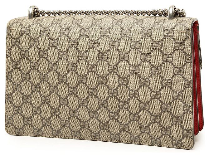 Borsa a tracolla Gucci Dionysus Medium GG Supreme Beige - vista 2