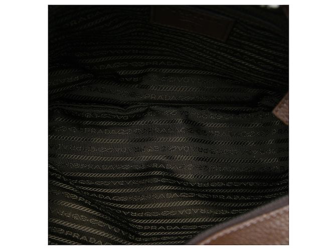 Prada Brown Cervo Crossbody - vista 4