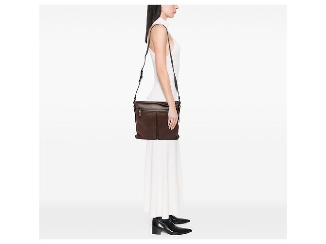 Prada Brown Cervo Crossbody - vista 5