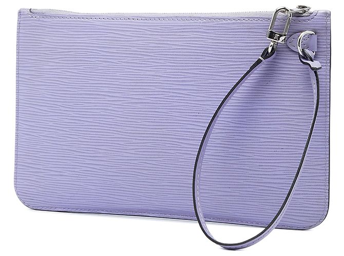 Pouch Louis Vuitton Neverfull in pelle Epi viola - vista 2