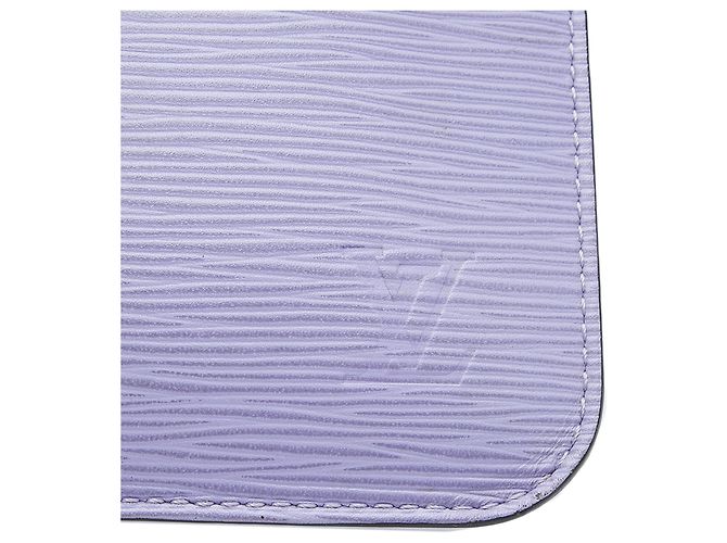 Pouch Louis Vuitton Neverfull in pelle Epi viola - vista 5