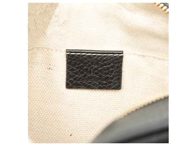 Gucci Soho Disco Crossbody in pelle di vitello nera - vista 5