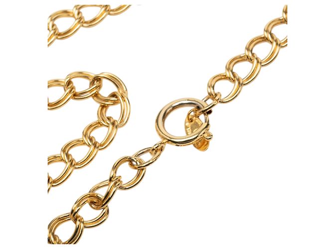 Collana a catena Chanel Gold placcata in oro - vista 3
